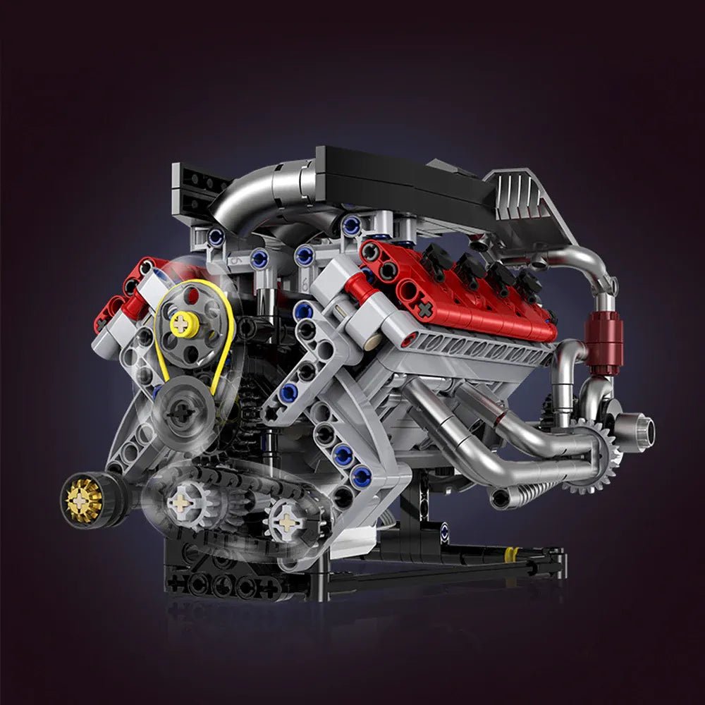 F40LM Le Mans V8 Engine | 700pcs - Power Brickz