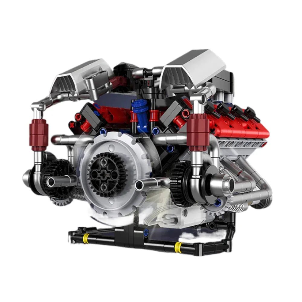 F40LM Le Mans V8 Engine | 700pcs - Power Brickz