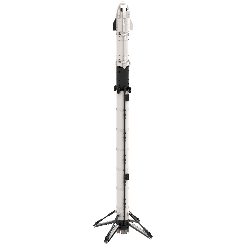 Falcon 9 & Crew Dragon - Building Set | Power Brickz