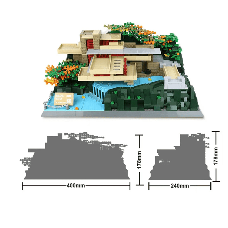 Fallingwater Villa - Building Set | Power Brickz