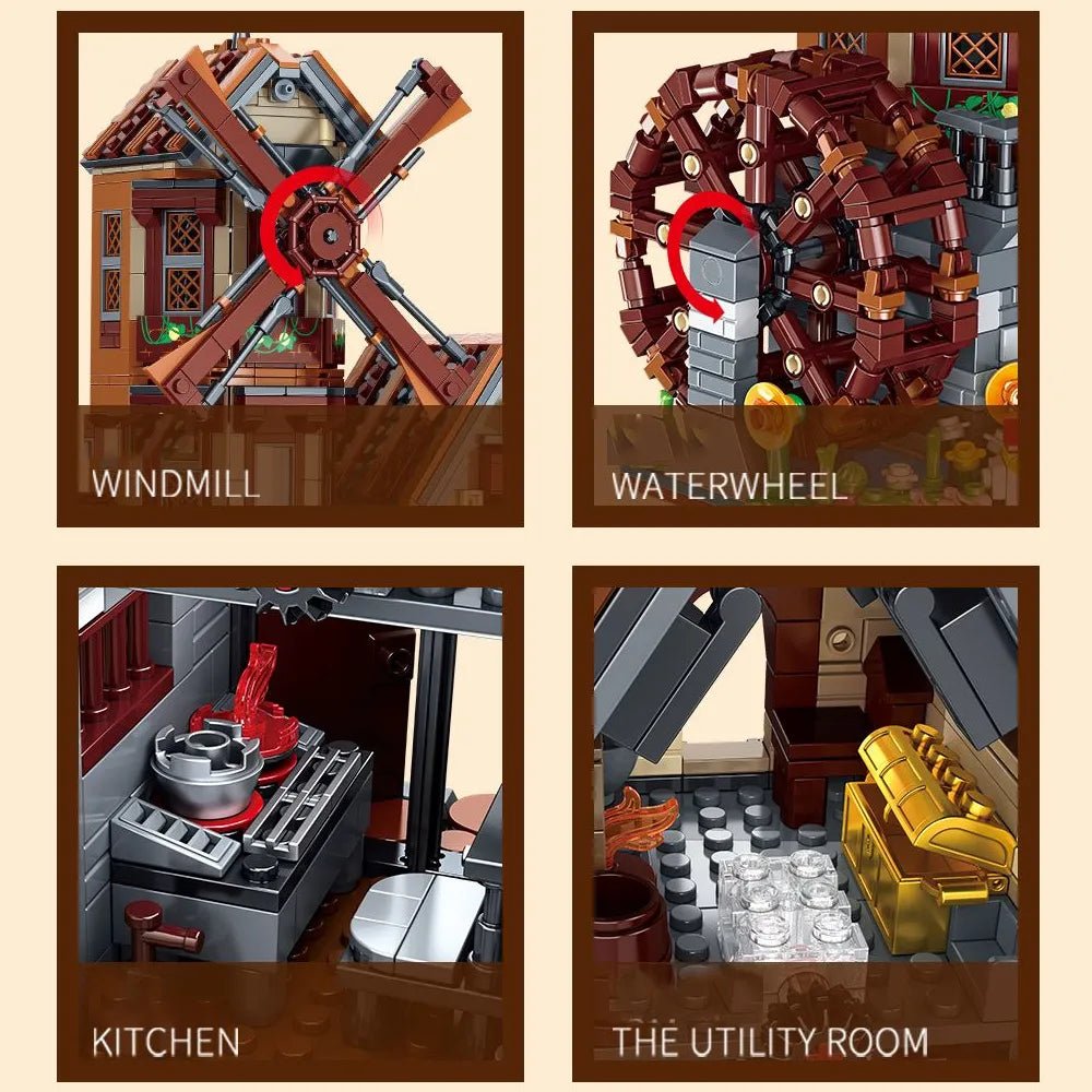 Farm House Modular Buildings | 1580pcs - Power Brickz