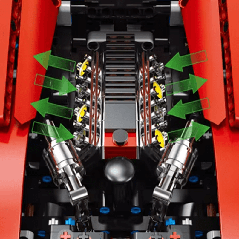 Italian F8 Spider - Building Blocks Set | Power Brickz