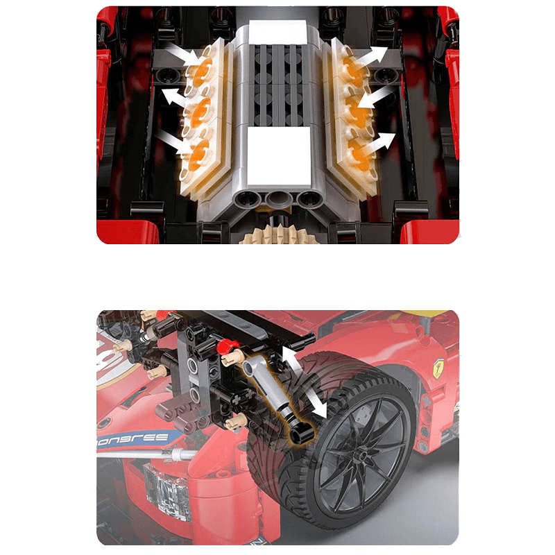 Le Mans Hybrid Prototypep - Building Blocks Set | Power Brickz