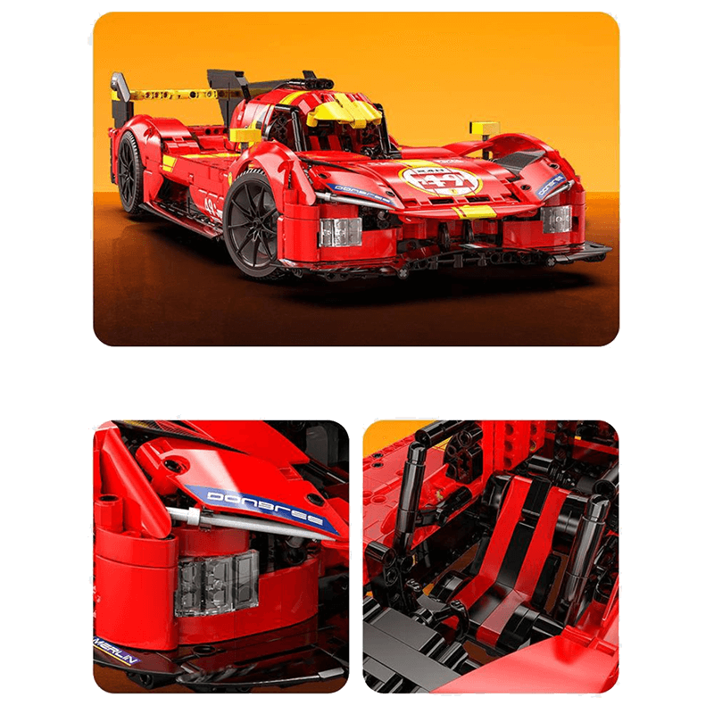 Le Mans Hybrid Prototypep - Building Blocks Set | Power Brickz