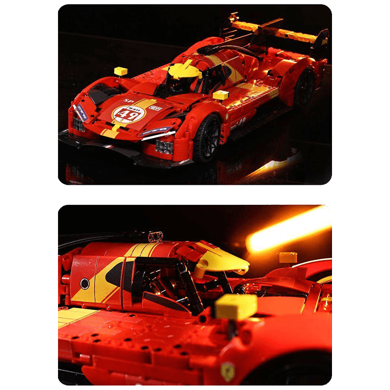 Le Mans Hybrid Prototypep - Building Blocks Set | Power Brickz