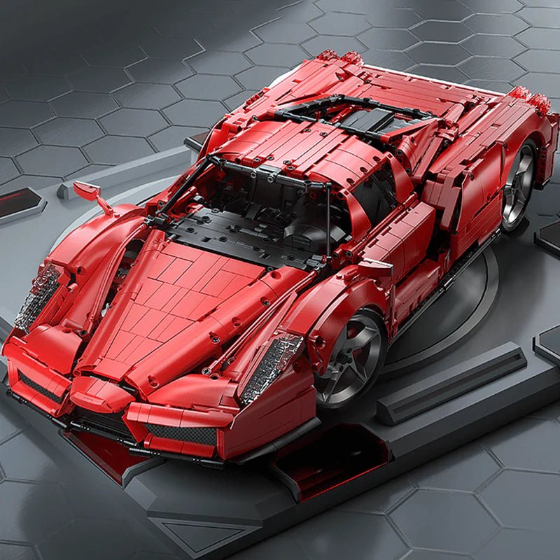 V6 Enzo FFlagship Supercar - Building Blocks Set | Power Brickz