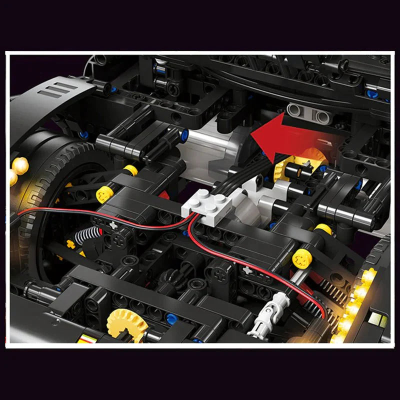 VGrand Tourer Supercar - Building Blocks Set | Power Brickz