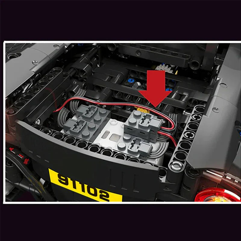 VGrand Tourer Supercar - Building Blocks Set | Power Brickz