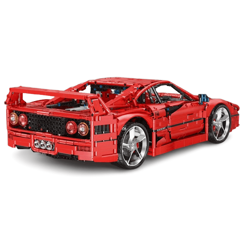 Twin-Turbo FSupercar Icon - Building Blocks Set | Power Brickz