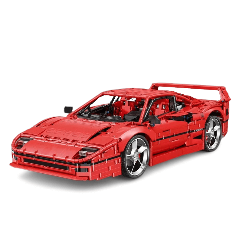 Twin-Turbo FSupercar Icon - Building Blocks Set | Power Brickz