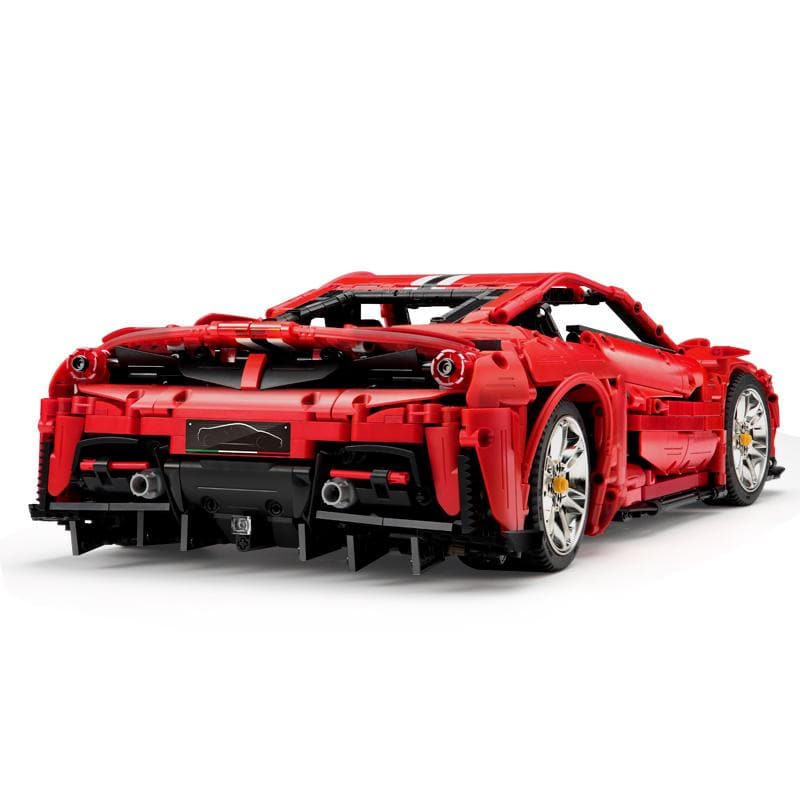 V8Italian Supercar Red - Building Blocks Set | Power Brickz