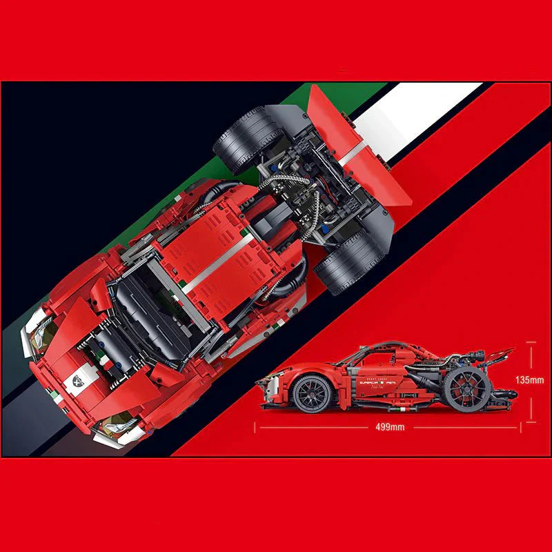 Mid-Engine GT Prototype - Building Blocks Set | Power Brickz