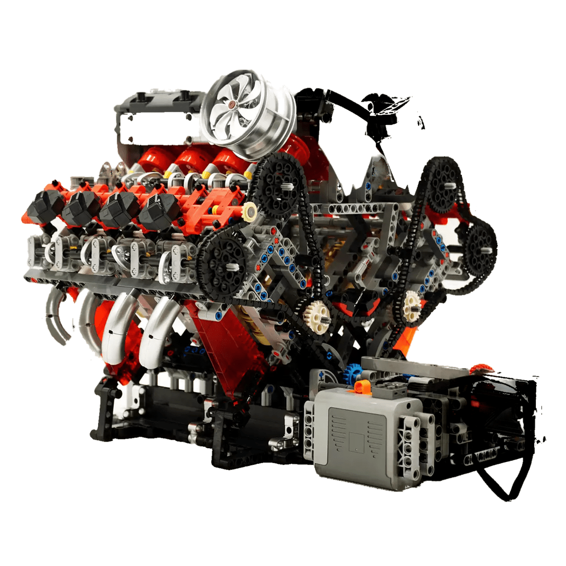 Ferrari F488 V8 Engine - Building Set | Power Brickz