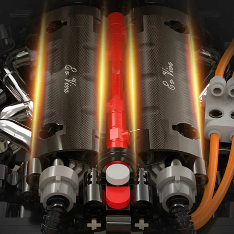 Hybrid VFlagship Hypercar - Building Blocks Set | Power Brickz