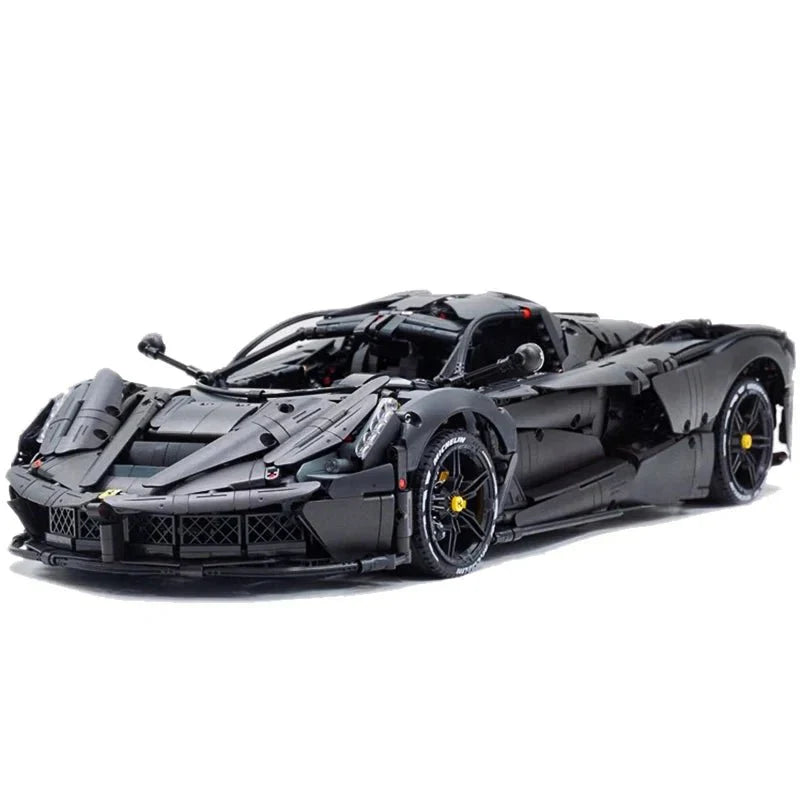 Black Edition Italian Hypercar - Building Blocks Set | Power Brickz