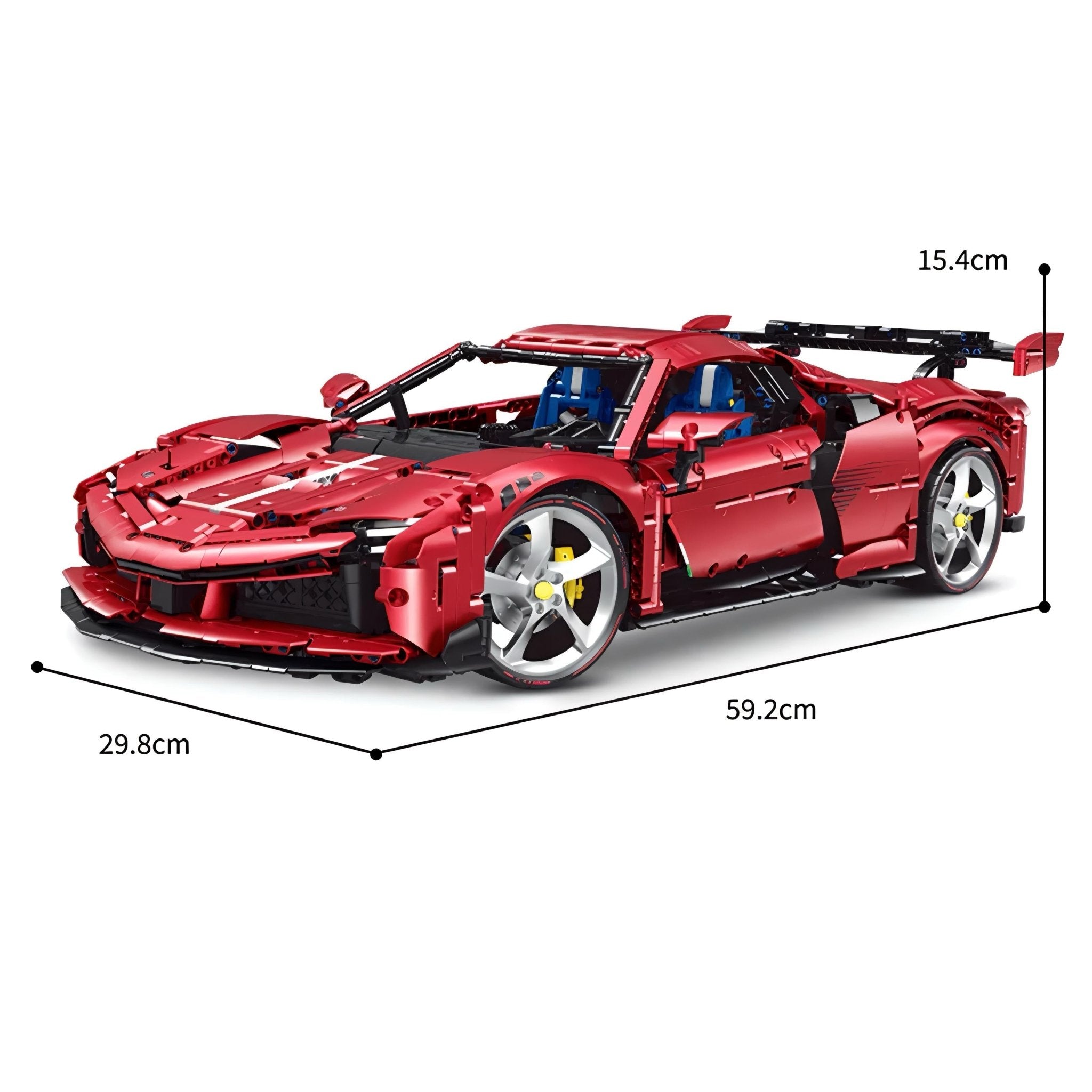 SFXX Stradale Supercar Spider - Building Blocks Set | Power Brickz