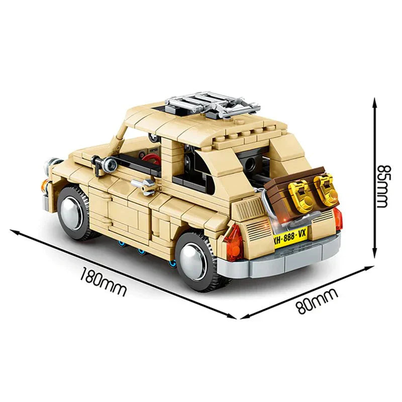 ClassicItalian City Car - Building Blocks Set | Power Brickz