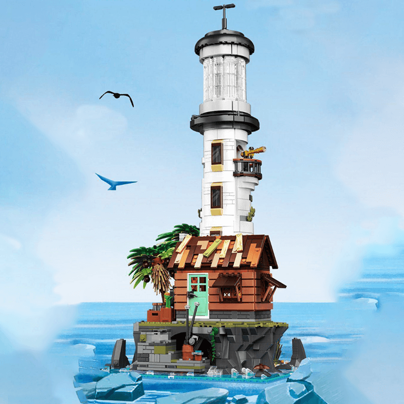 Fishing Village Lighthouse - Building Set | Power Brickz