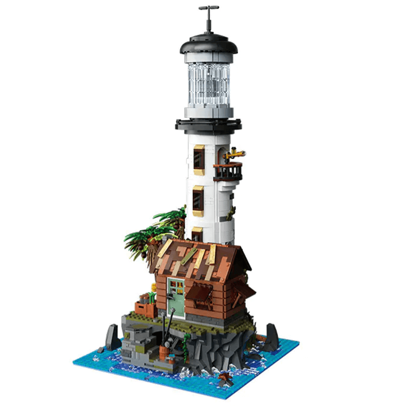 Fishing Village Lighthouse - Building Set | Power Brickz