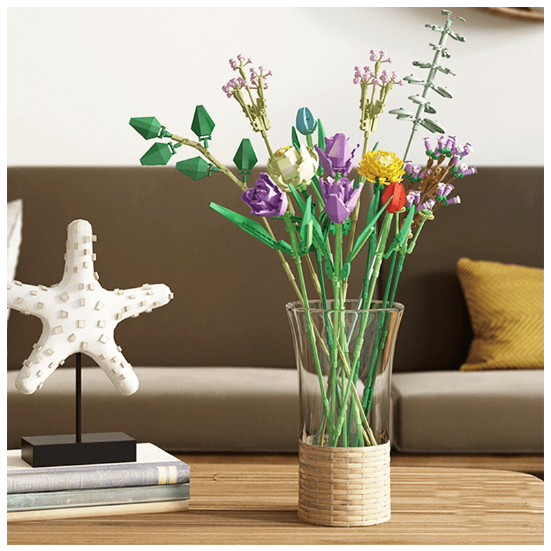 Flower Bouquet - Building Set | Power Brickz