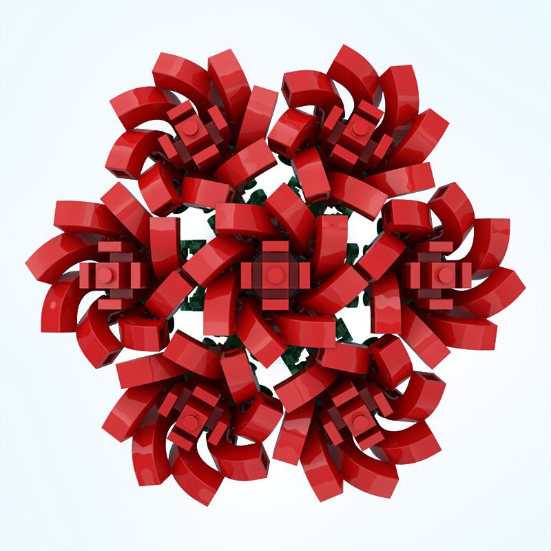 Flower Bouquet with Vase - Building Set | Power Brickz