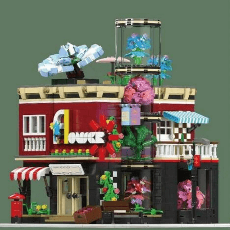 Flower Shop - Building Set | Power Brickz