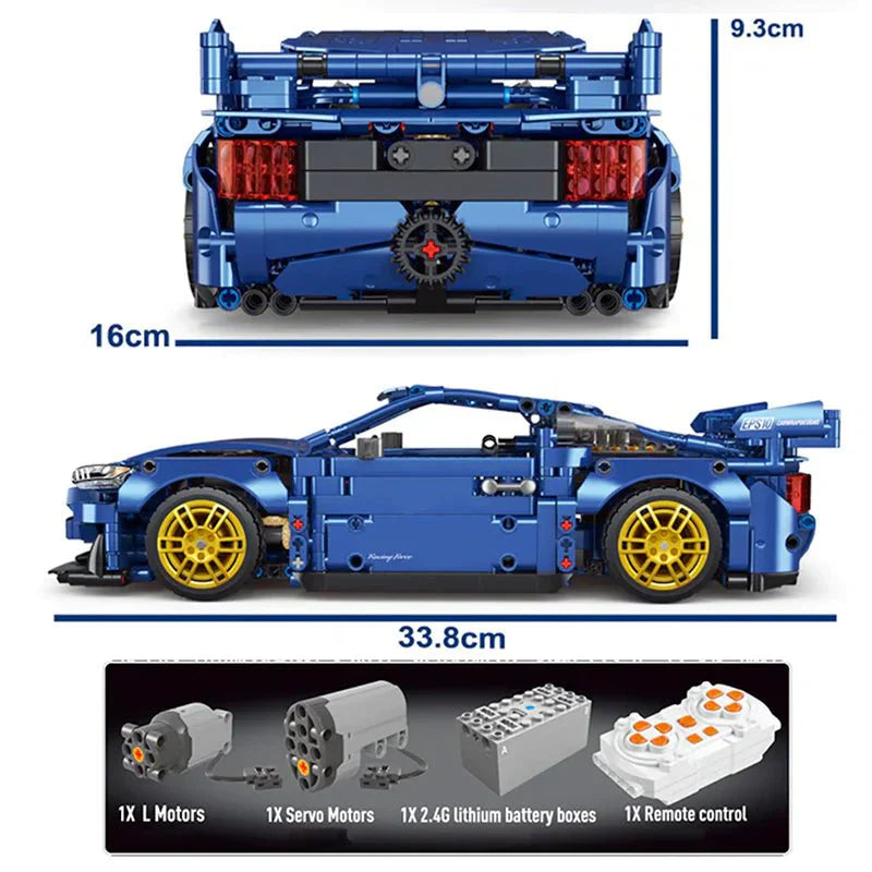 American Muscle Coupe - Building Blocks Set | Power Brickz