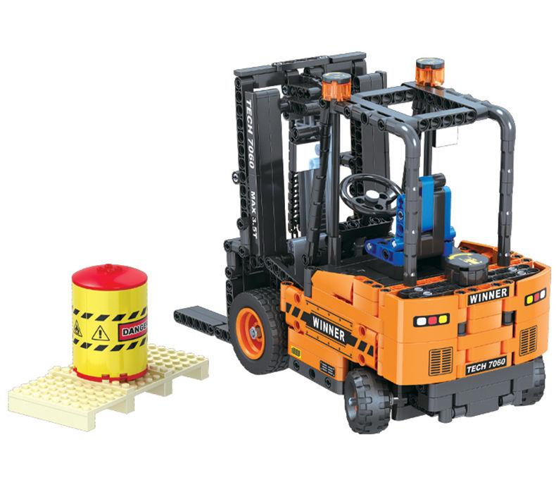 Warehouse Forklift Model - Building Set | Power Brickz
