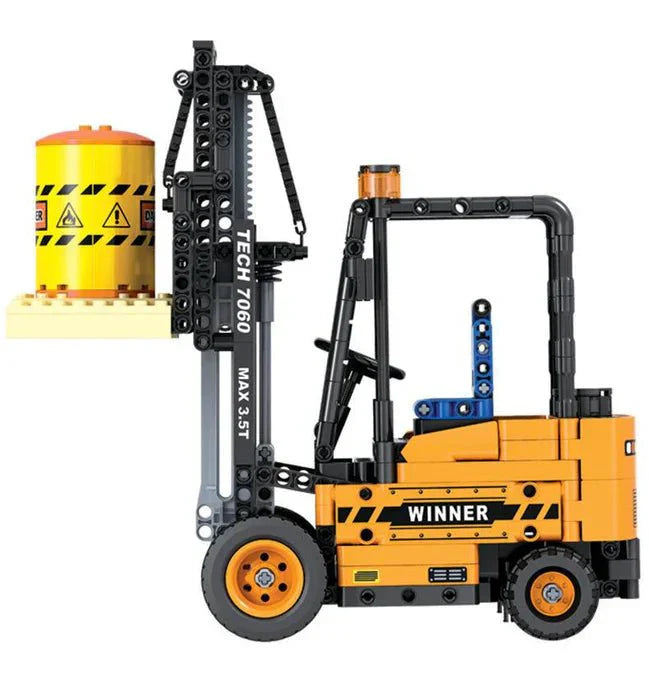Warehouse Forklift Model - Building Set | Power Brickz