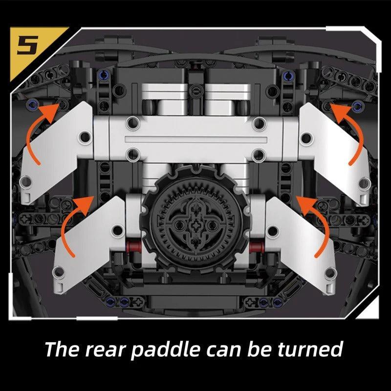 1:1 Formula Racing Steering Wheel - Building Blocks Set | Power Brickz