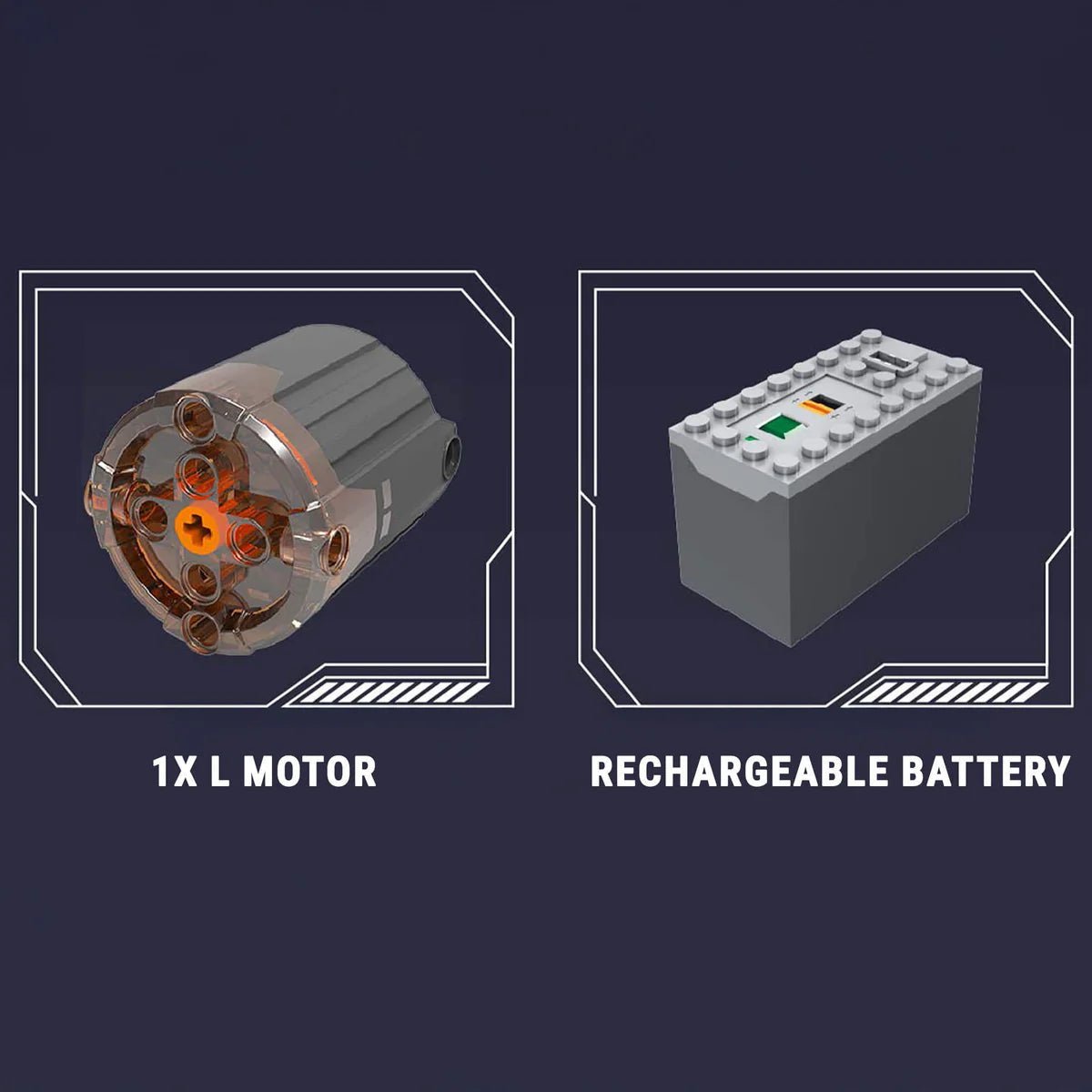 Functional Flat 6 Boxer Engine | 2374pcs - Power Brickz