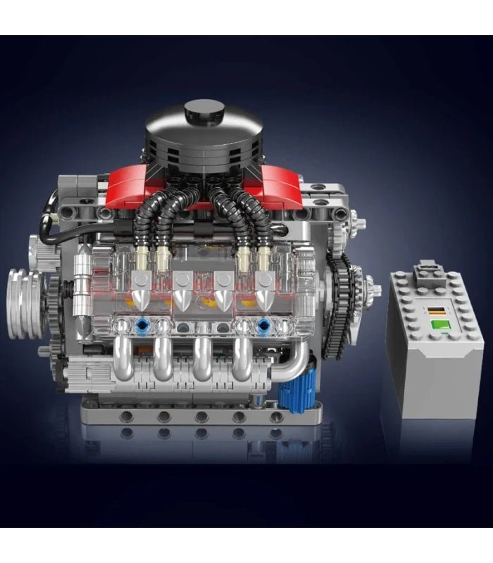 Functional LSX454 V8 Engine | 487pcs - Power Brickz