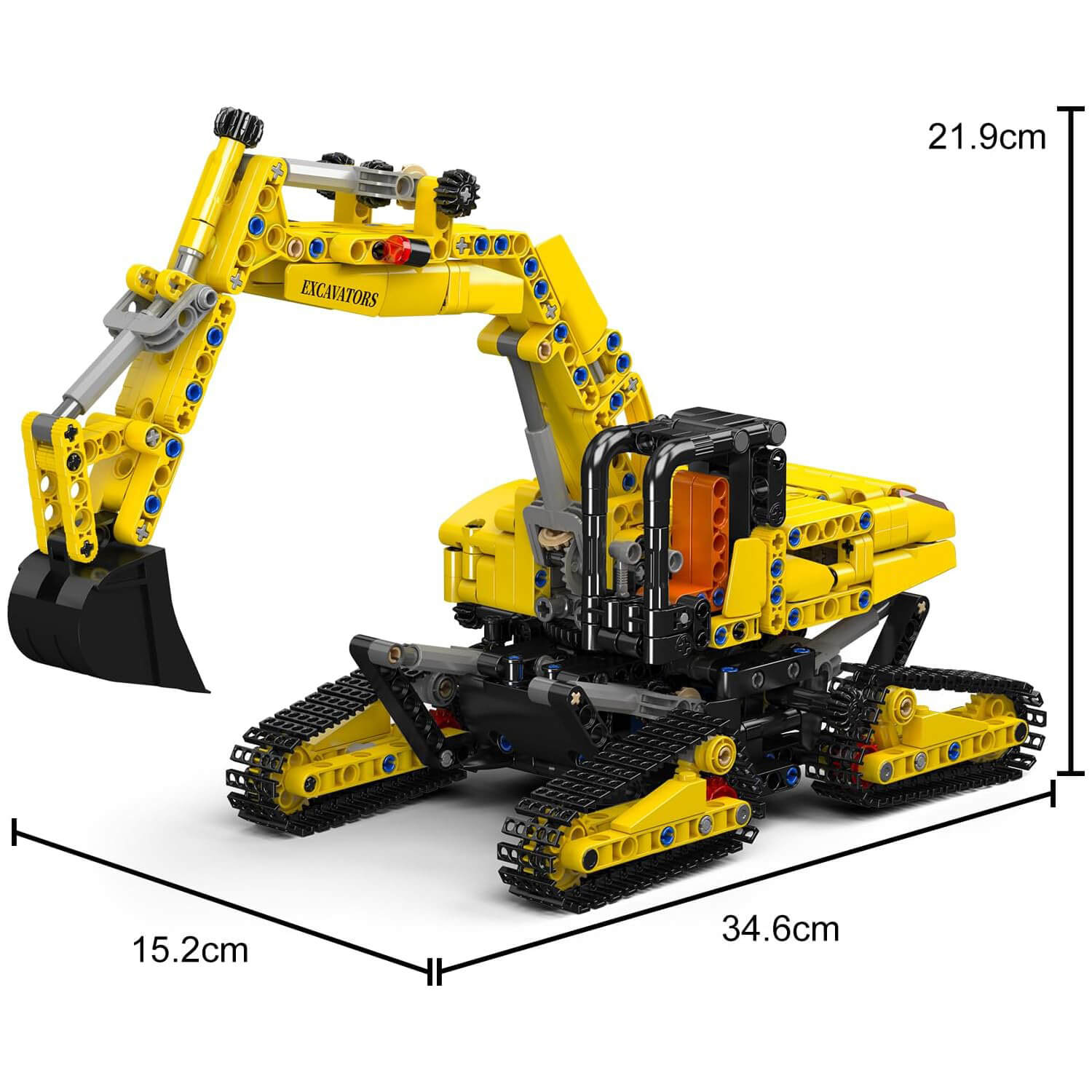 Futuristic Concept Excavator | 840pcs - Power Brickz