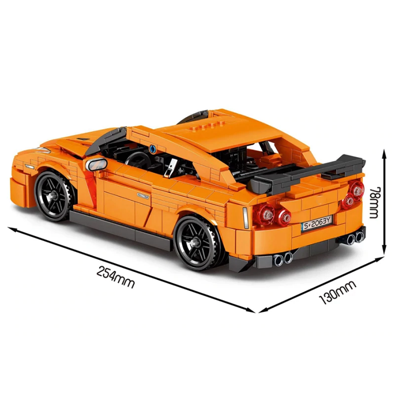 RGTR Godzilla Orange - Building Blocks Set | Power Brickz