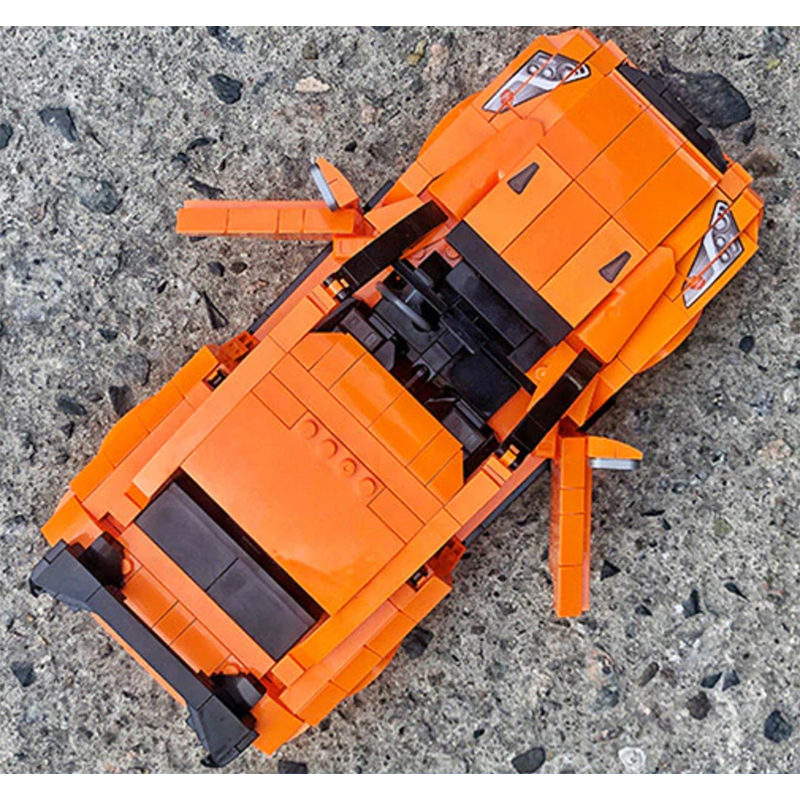 RGTR Godzilla Orange - Building Blocks Set | Power Brickz