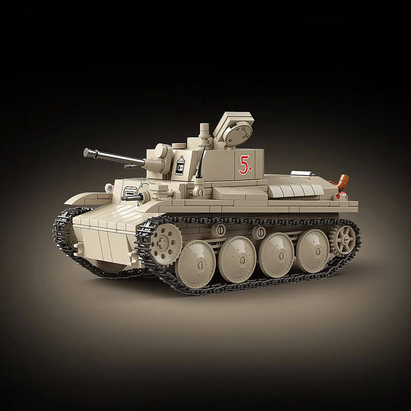 German 38-T Panzer - Building Set | Power Brickz