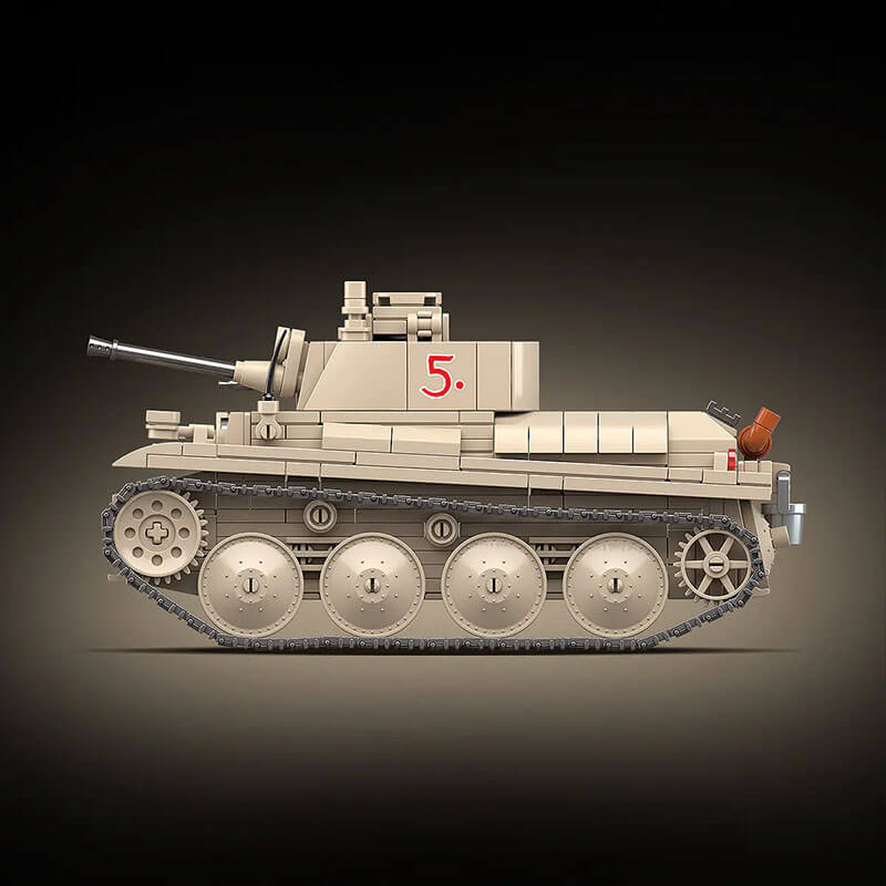 German 38-T Panzer - Building Set | Power Brickz