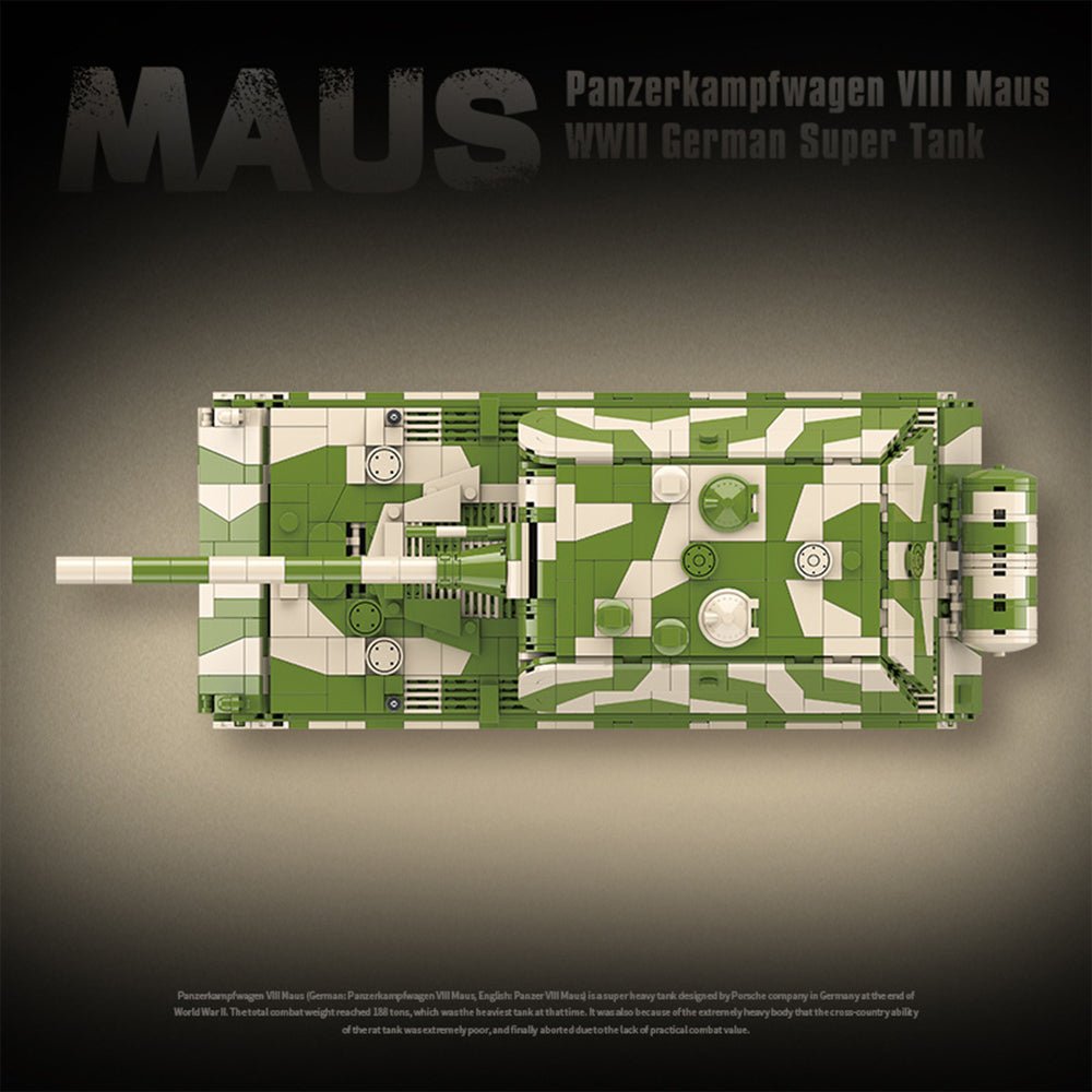 Germany: Rat Heavy Tank - Building Set | Power Brickz
