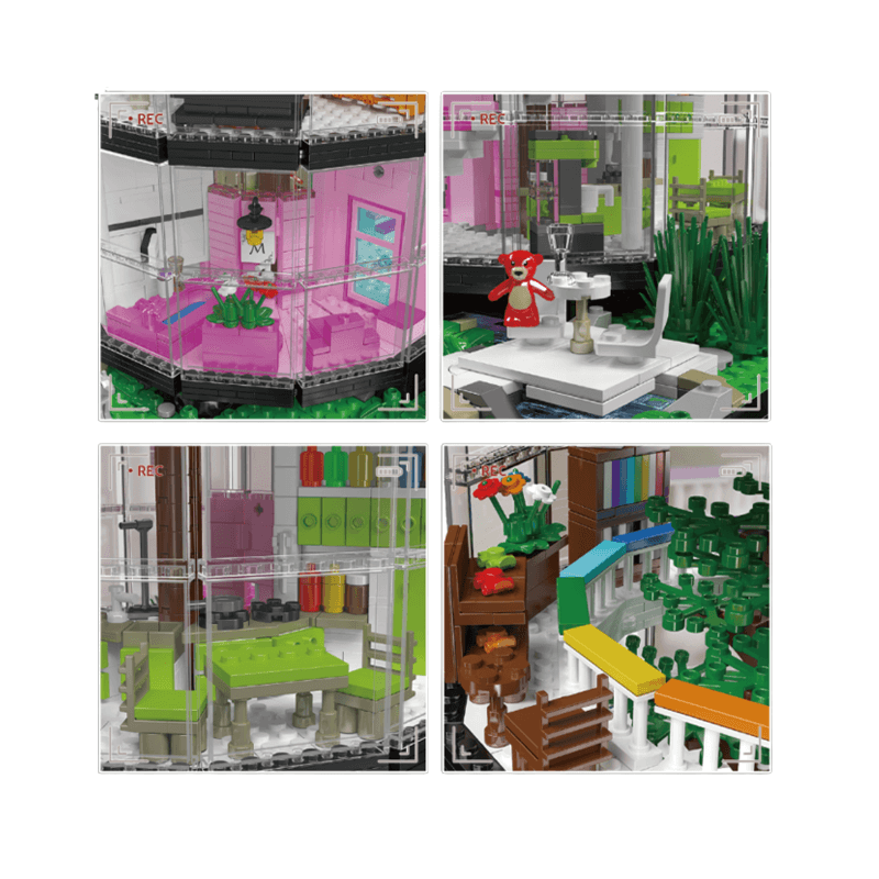 Glass Dome Tree House - Building Set | Power Brickz