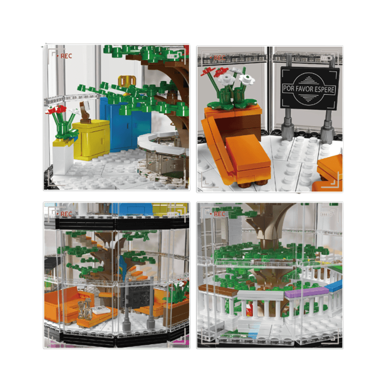 Glass Dome Tree House - Building Set | Power Brickz