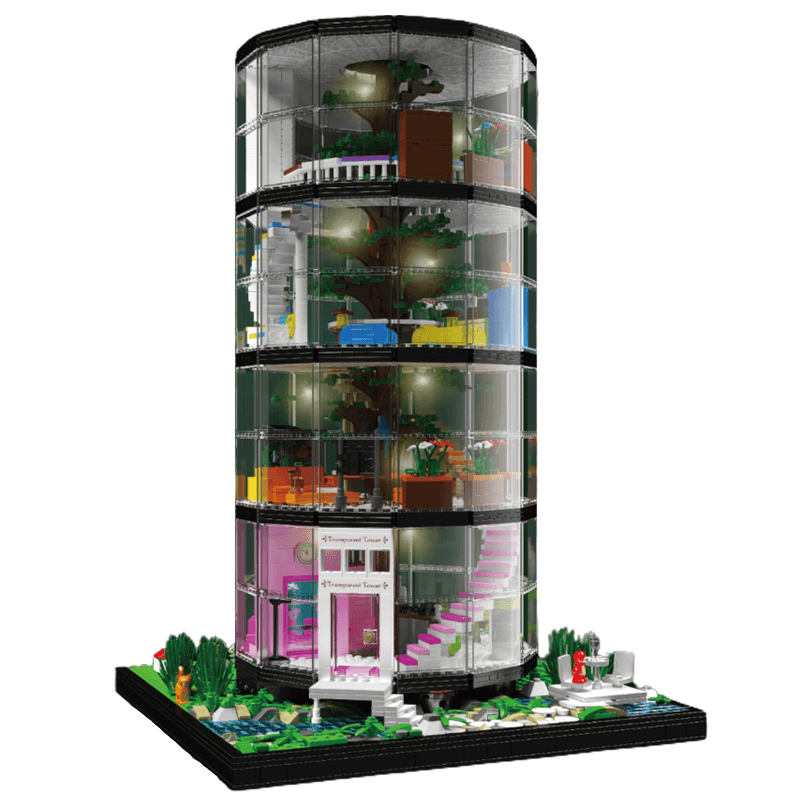 Glass Dome Tree House - Building Set | Power Brickz