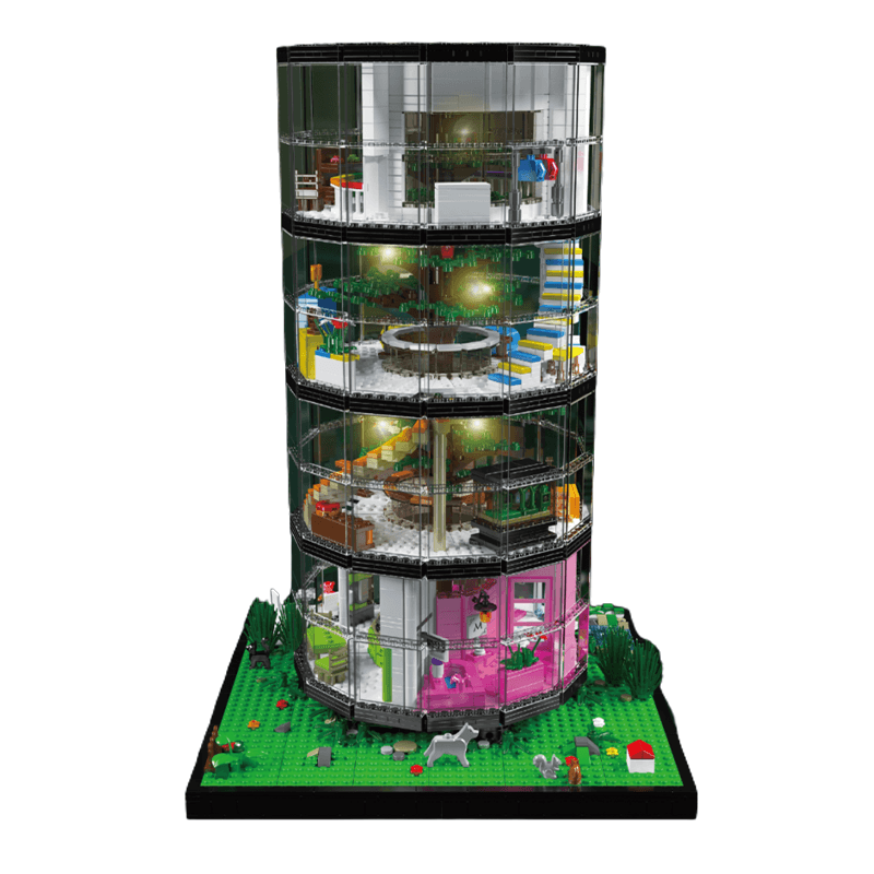 Glass Dome Tree House - Building Set | Power Brickz
