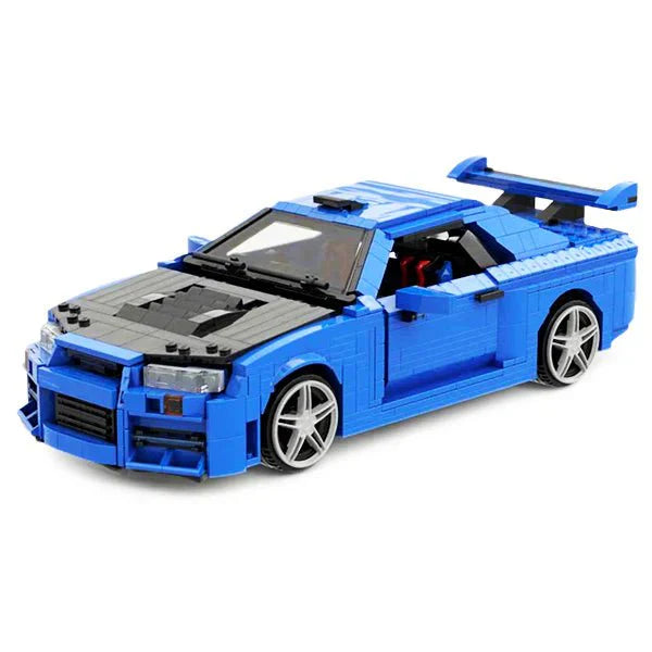 JDM Twin-Turbo Street Beast R - Building Blocks Set | Power Brickz