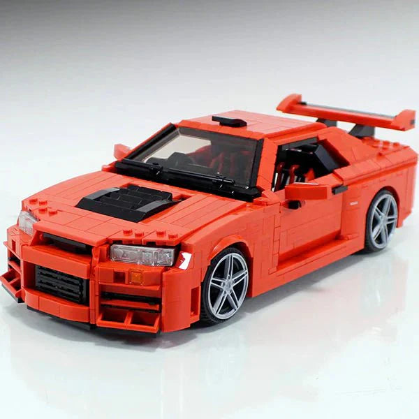 JDM Twin-Turbo Street Beast R - Building Blocks Set | Power Brickz