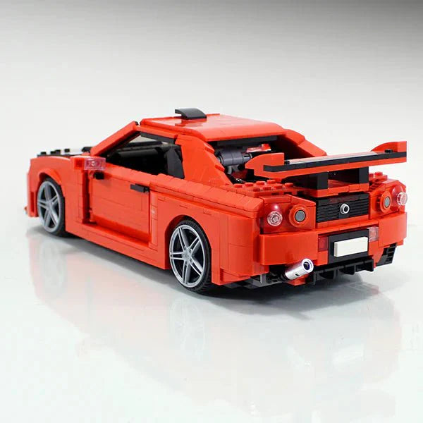 JDM Twin-Turbo Street Beast R - Building Blocks Set | Power Brickz