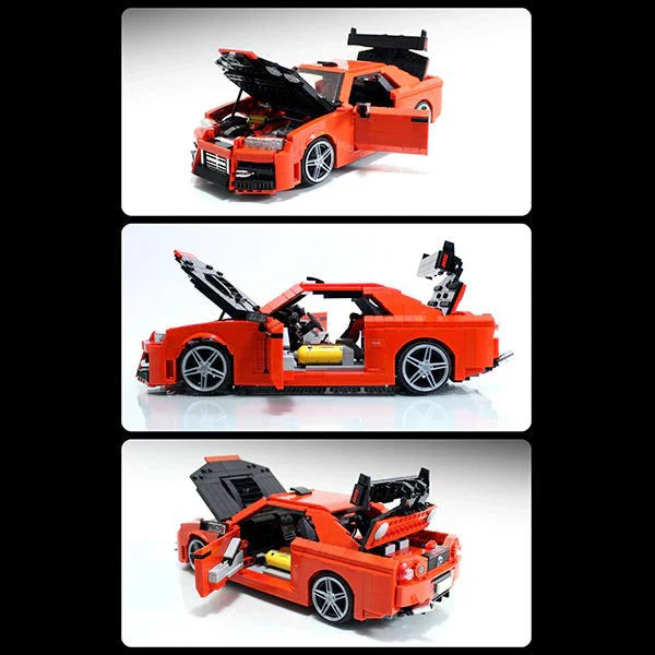 JDM Twin-Turbo Street Beast R - Building Blocks Set | Power Brickz