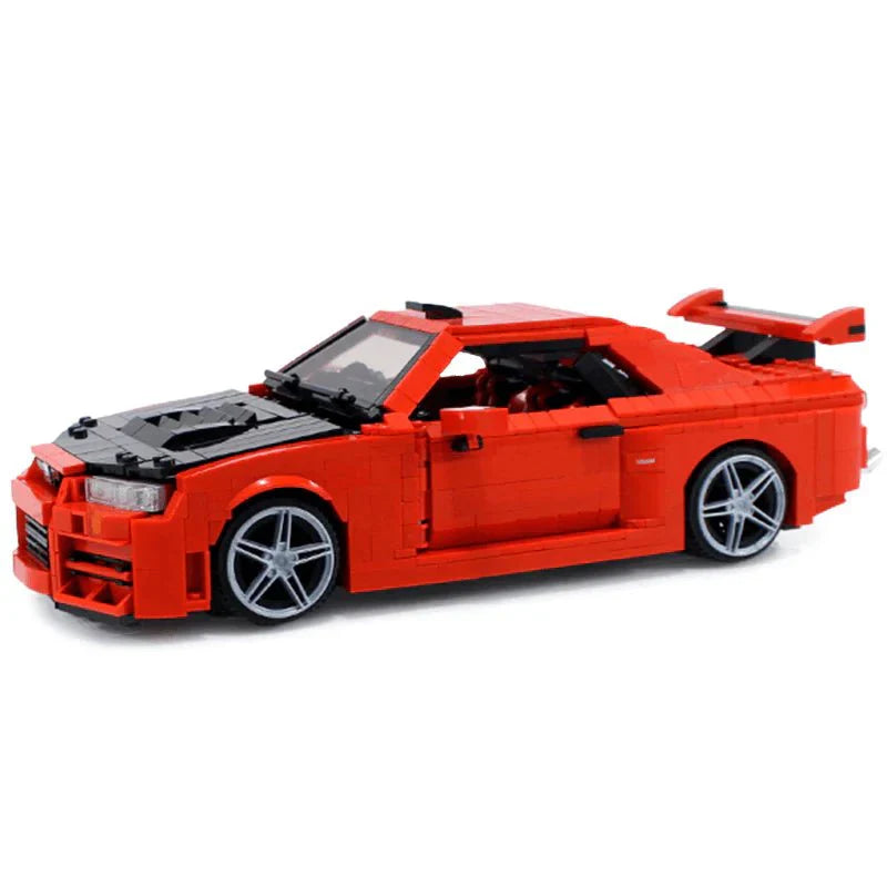 JDM Twin-Turbo Street Beast R - Building Blocks Set | Power Brickz