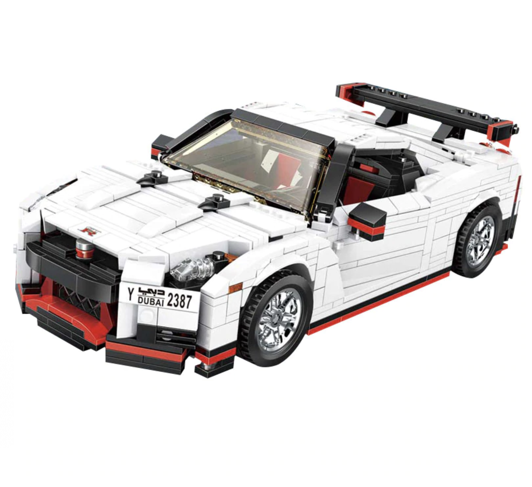 RGTR Godzilla White - Building Blocks Set | Power Brickz