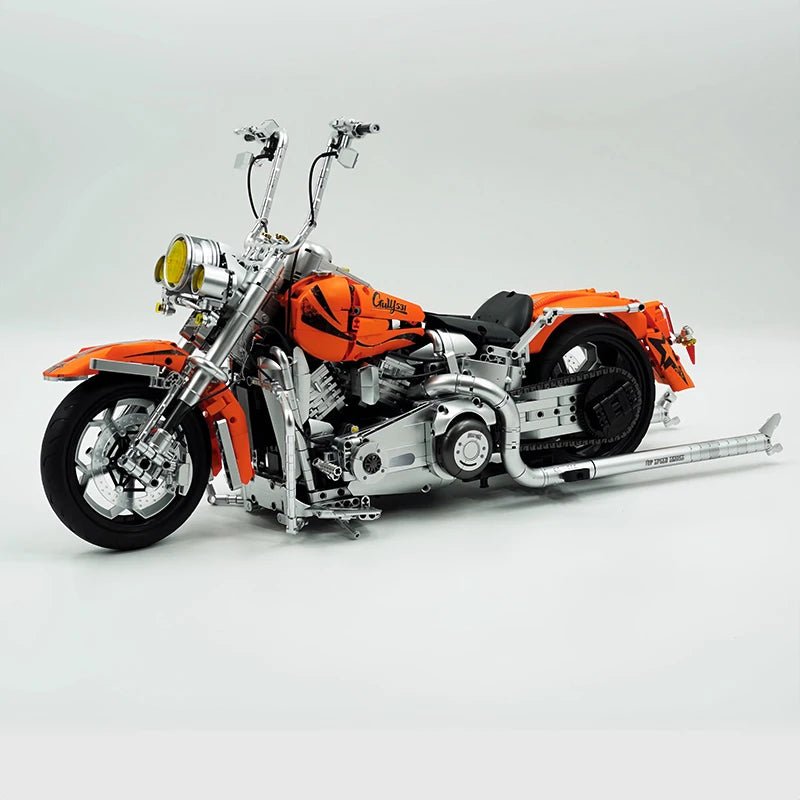 Custom V-Twin Street Bagger - Building Set | Power Brickz