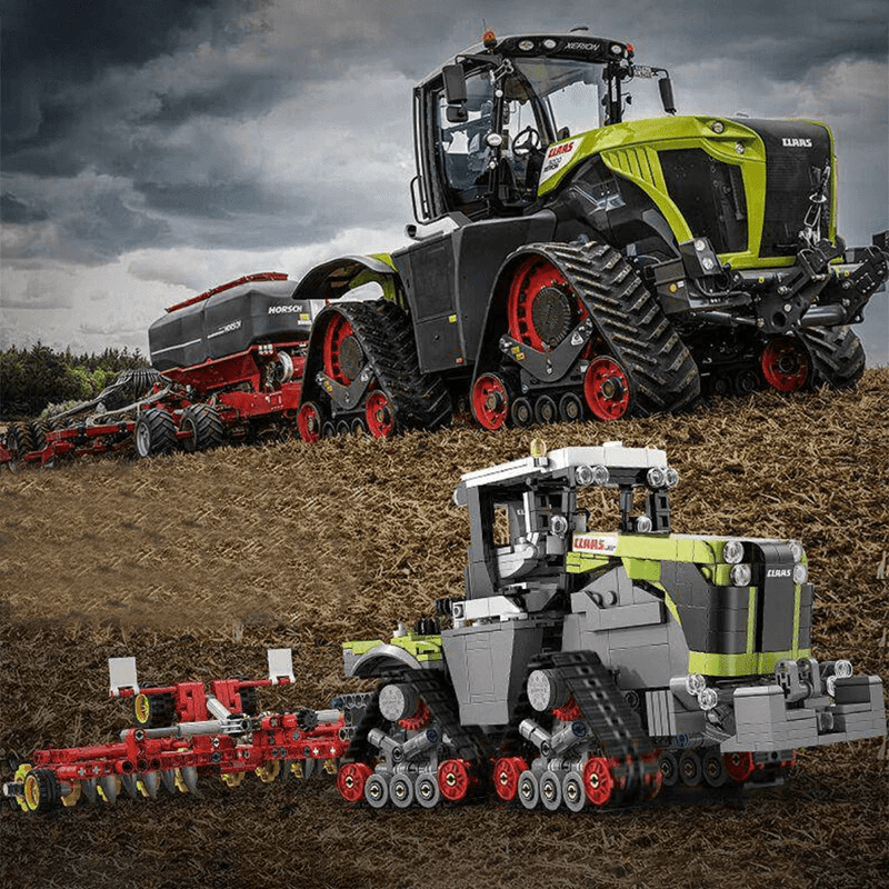 Heavy - Duty Articulated Farm Tractor | 1335pcs - Power Brickz